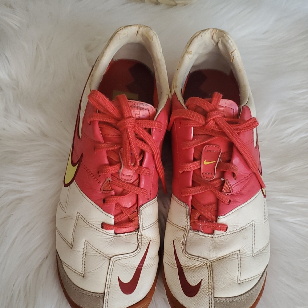 Y2k Nike Zoom  Women’s Red, White and Yellow Low-Top Sneakers
